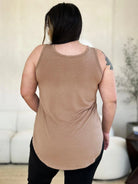 Basic Bae Full Size Round Neck Curved Hem Tank - 6i6