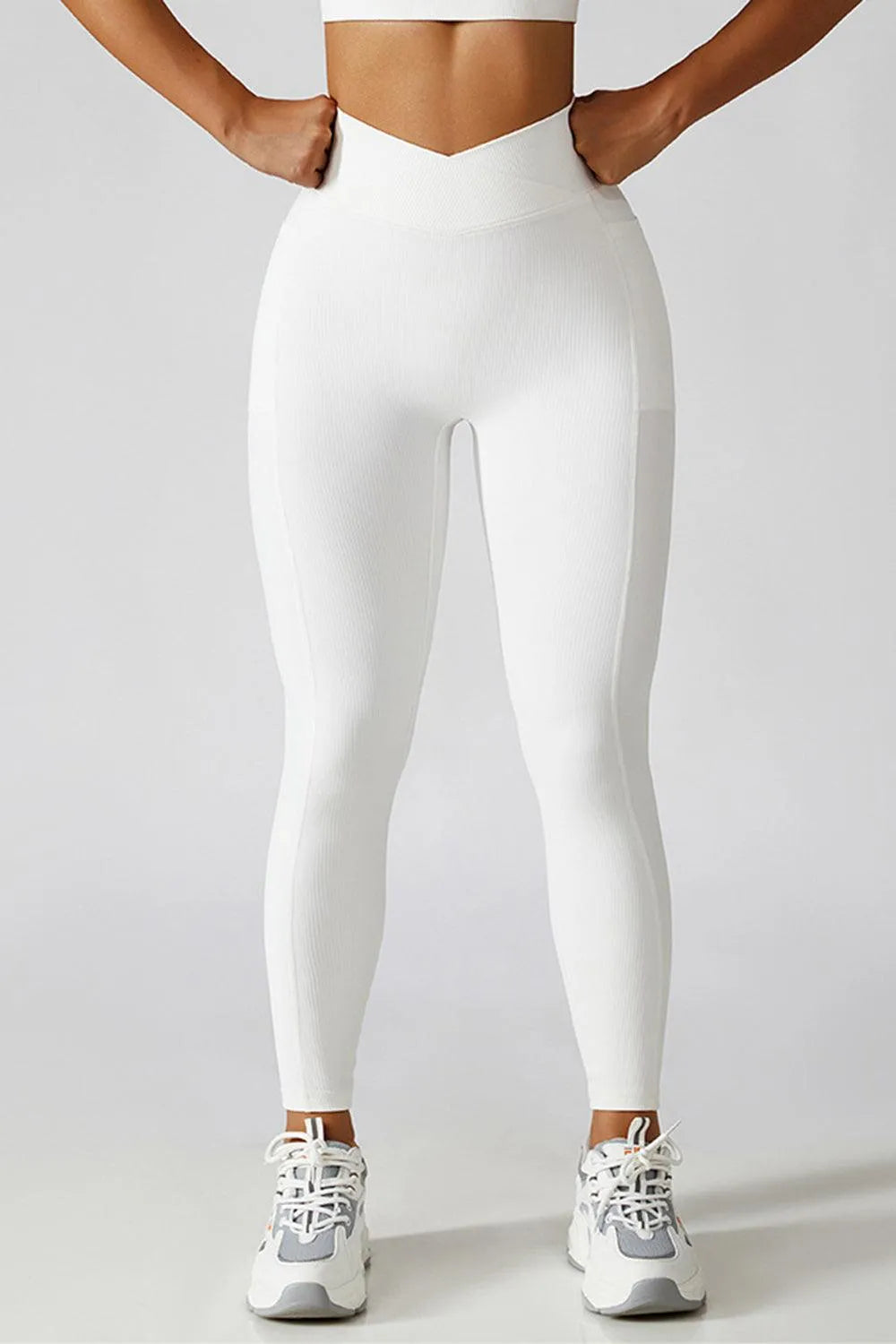 Basic Bae Crossover Waist Active Leggings - 6i6