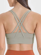 Crisscross Scoop Neck Active Tank - 6i6