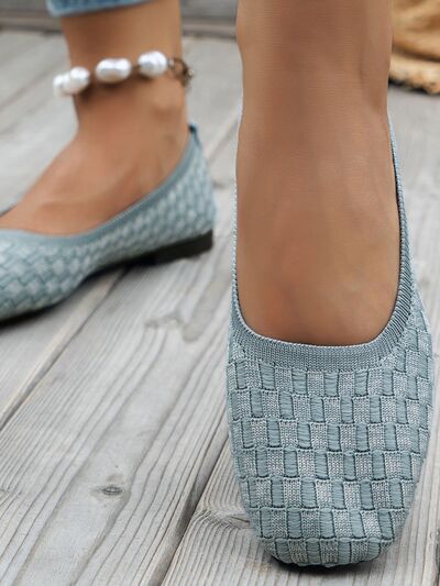 Mesh Round Toe Flat Slip-Ons for women from 6i6.com, offering a comfortable and modern style for everyday wear.