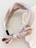 Bow Polyester Wide Headband - 6i6