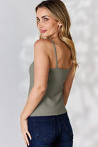 Basic Bae Full Size Round Neck Slim Cami - 6i6