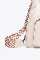 Adored Take A Trip PU Leather Sling Bag - 6i6