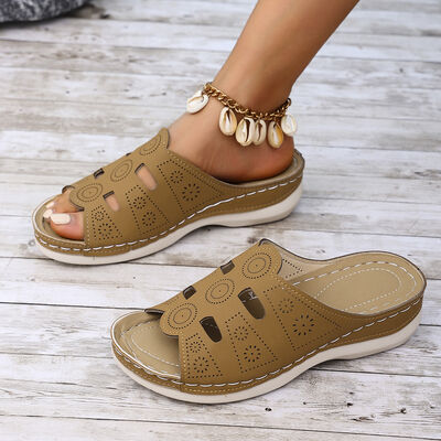 Open-Toe Cutout Sandals for women from 6i6.com, perfect for warm-weather outfits or everyday wear.