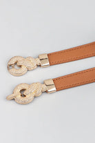 Zinc Alloy Buckle PU Leather Belt - 6i6