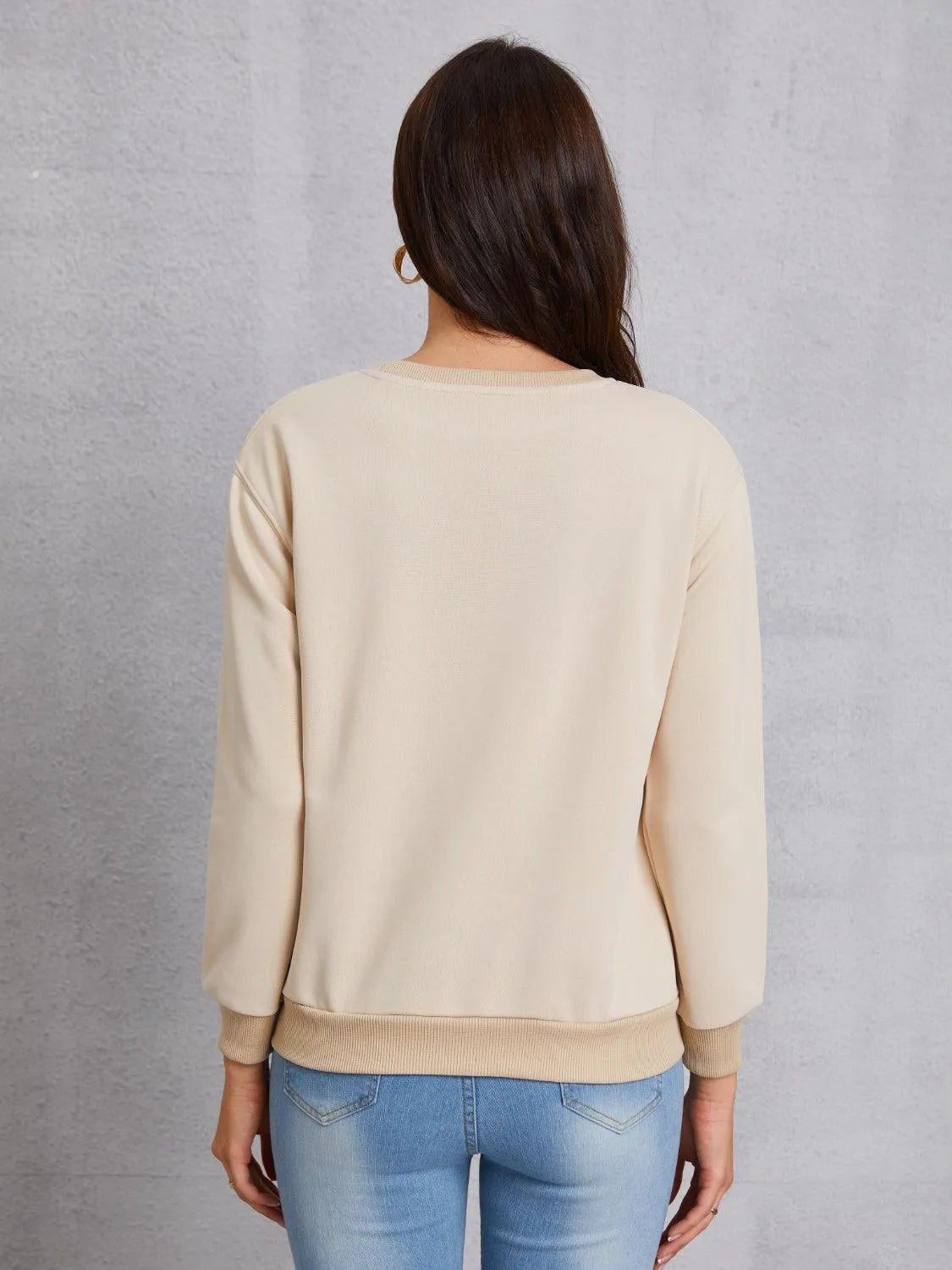 Sunflower Round Neck Dropped Shoulder Sweatshirt - 6i6