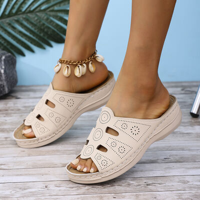Open-Toe Cutout Sandals for women from 6i6.com, perfect for warm-weather outfits or everyday wear.