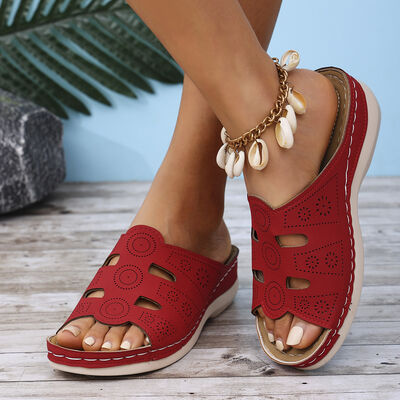 Open-Toe Cutout Sandals for women from 6i6.com, perfect for warm-weather outfits or everyday wear.