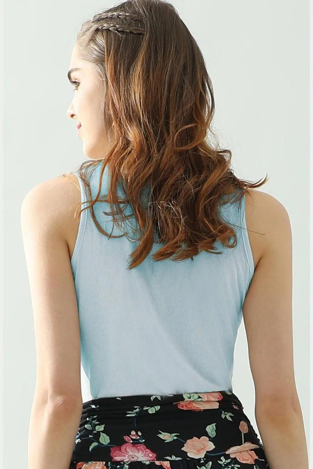 Ninexis Notched Rib Knit Tank - 6i6